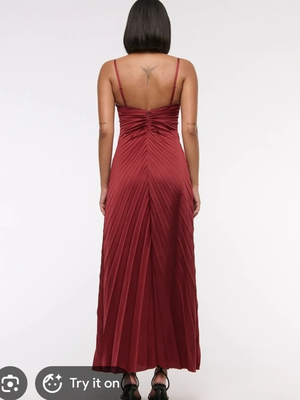 Abercrombie & Fitch Giselle SunburstPleated MaxiDDess